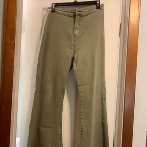 High waisted bell bottoms